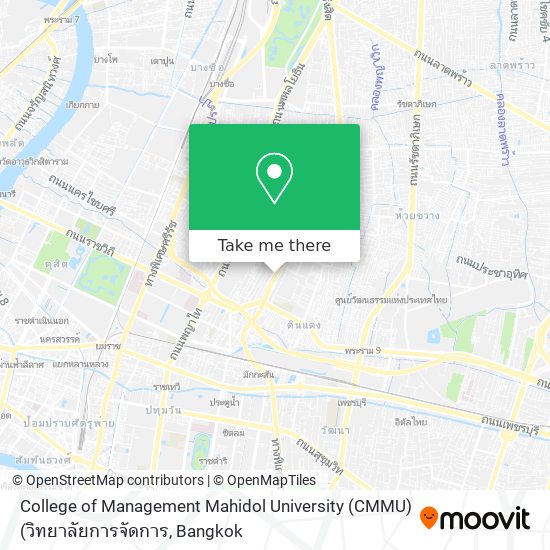 College of Management Mahidol University (CMMU) (วิทยาลัยการจัดการ map