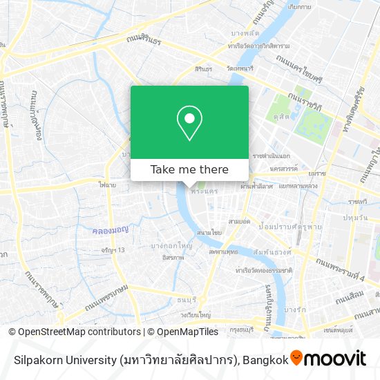 Silpakorn University (มหาวิทยาลัยศิลปากร) map