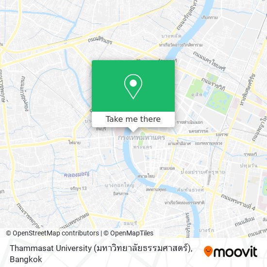 Thammasat University (มหาวิทยาลัยธรรมศาสตร์) map