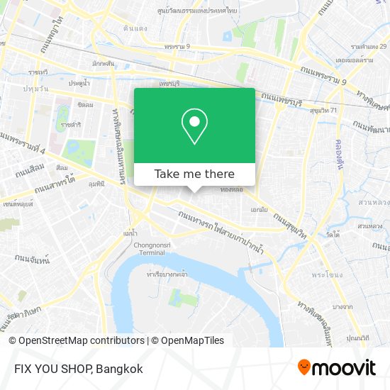 FIX YOU SHOP map