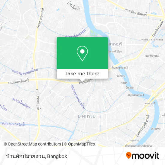 บ้านผักปลายสวน map