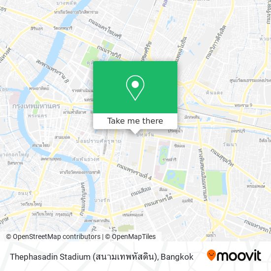 Thephasadin Stadium (สนามเทพหัสดิน) map