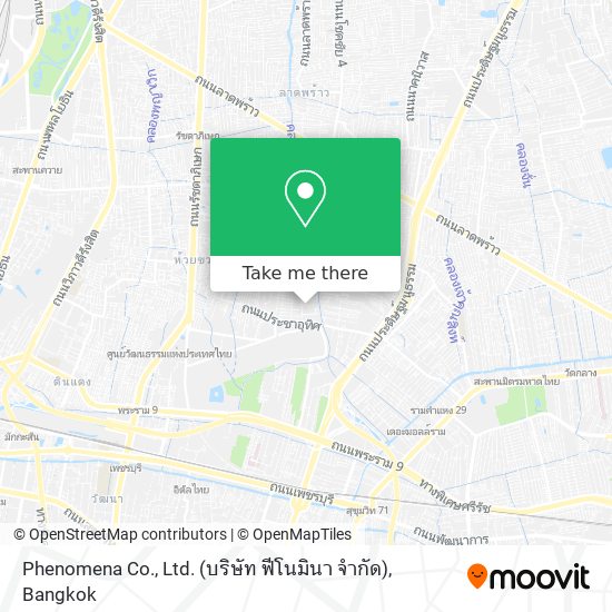 Phenomena Co., Ltd. (บริษัท ฟีโนมินา จำกัด) map
