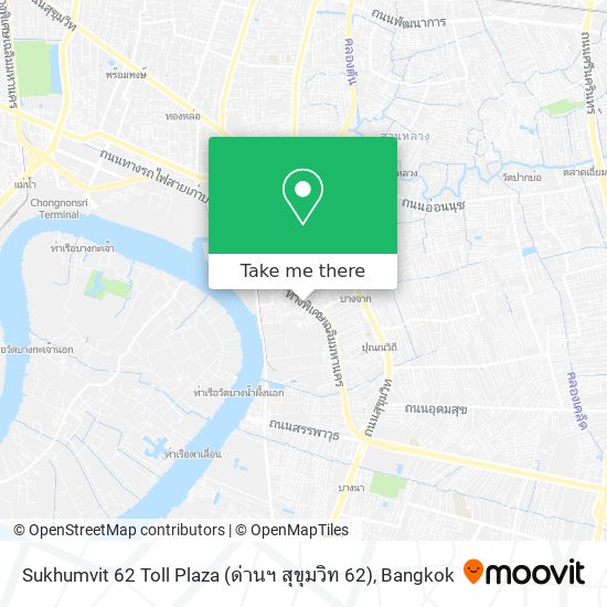 Sukhumvit 62 Toll Plaza (ด่านฯ สุขุมวิท 62) map