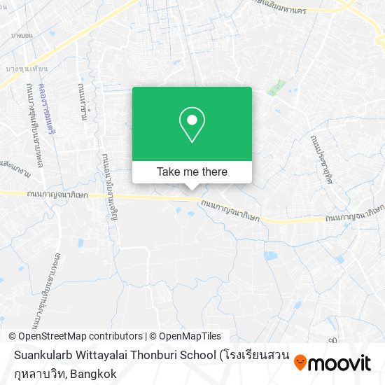 Suankularb Wittayalai Thonburi School map