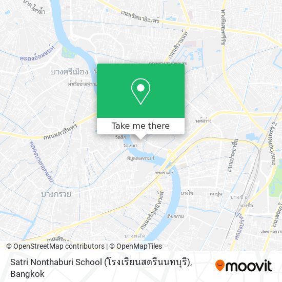 Satri Nonthaburi School (โรงเรียนสตรีนนทบุรี) map