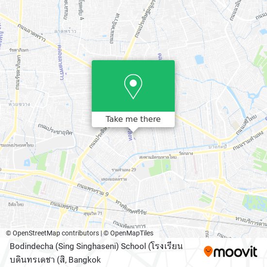 Bodindecha (Sing Singhaseni) School (โรงเรียนบดินทรเดชา (สิ map
