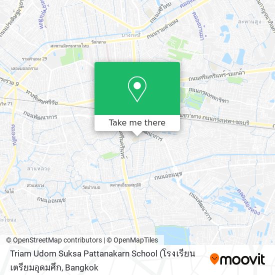 Triam Udom Suksa Pattanakarn School map