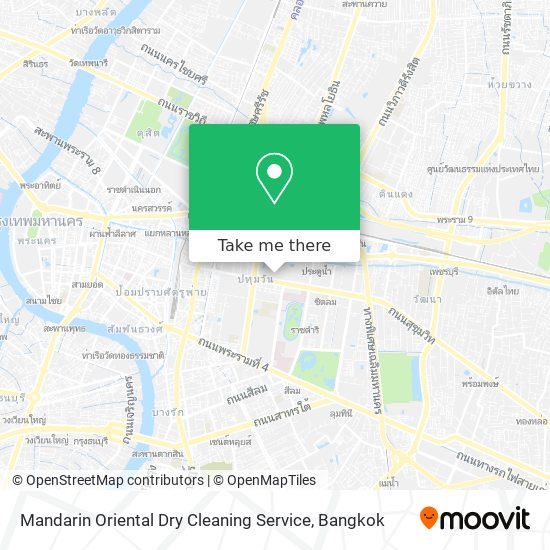 Mandarin Oriental Dry Cleaning Service map