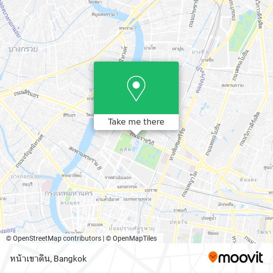 หน้าเขาดิน map