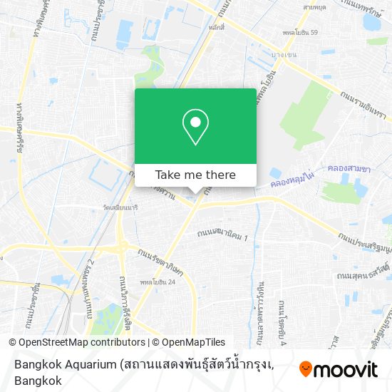 Bangkok Aquarium map