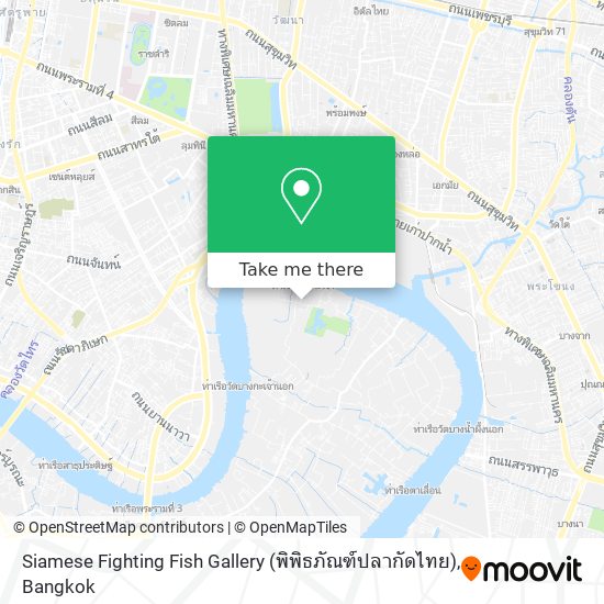 Siamese Fighting Fish Gallery (พิพิธภัณฑ์ปลากัดไทย) map