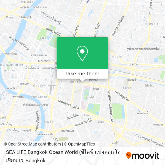 SEA LIFE Bangkok Ocean World map