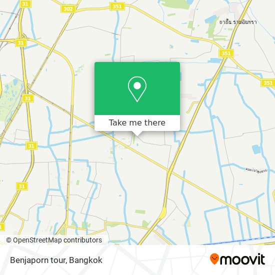 Benjaporn tour map