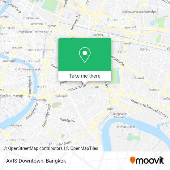 AVIS Downtown map