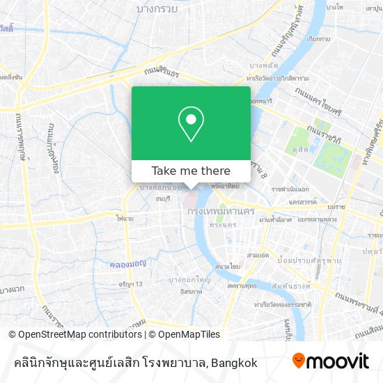 คลินิกจักษุและศูนย์เลสิก โรงพยาบาล map