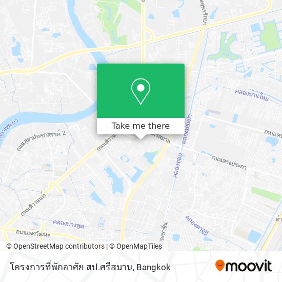 โครงการที่พักอาศัย สป.ศรีสมาน map