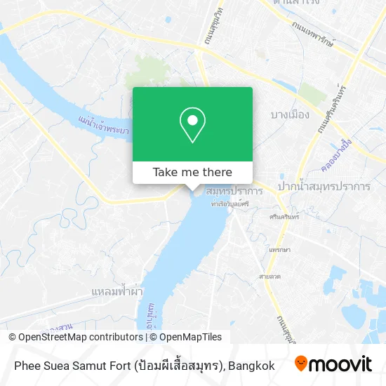 Phee Suea Samut Fort (ป้อมผีเสื้อสมุทร) map