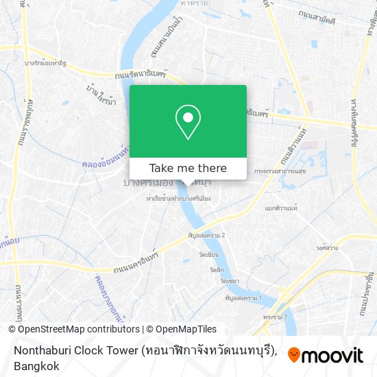 Nonthaburi Clock Tower (หอนาฬิกาจังหวัดนนทบุรี) map