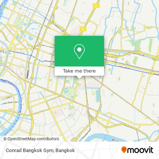 Conrad Bangkok Gym map