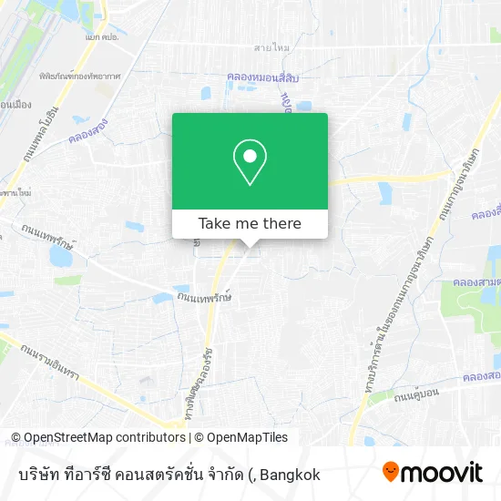 บริษัท ทีอาร์ซี คอนสตรัคชั่น จำกัด map