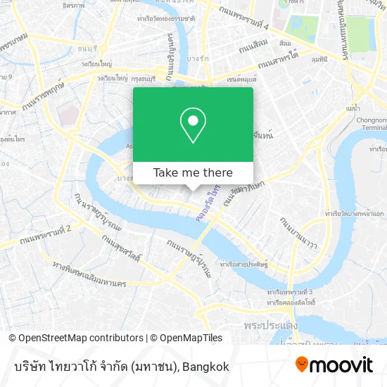 บริษัท ไทยวาโก้ จำกัด (มหาชน) map