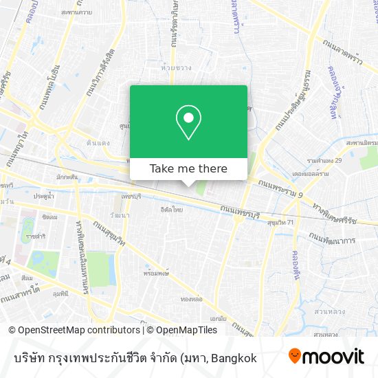 บริษัท กรุงเทพประกันชีวิต จำกัด map