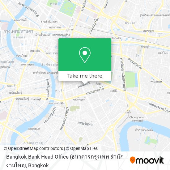 Bangkok Bank Head Office map
