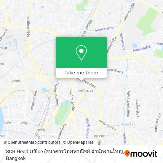 SCB Head Office map