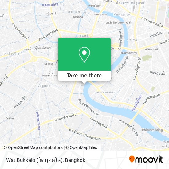 Wat Bukkalo (วัดบุคคโล) map