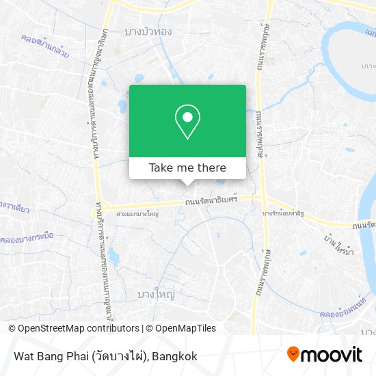 Wat Bang Phai (วัดบางไผ่) map
