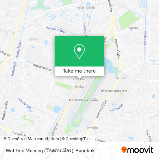 Wat Don Mueang (วัดดอนเมือง) map