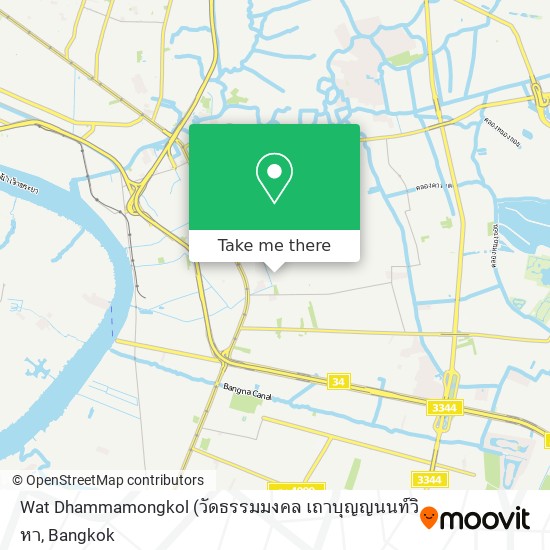 Wat Dhammamongkol map
