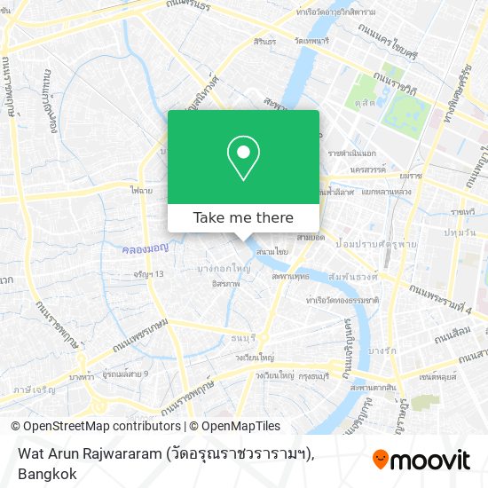 Wat Arun Rajwararam (วัดอรุณราชวรารามฯ) map