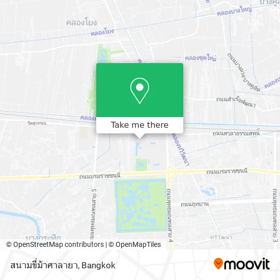 สนามขี่ม้าศาลายา map