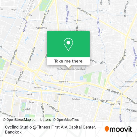 Cycling Studio @Fitness First AIA Capital Center map