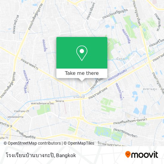 โรงเรียนบ้านบางกะปิ map