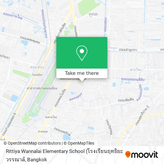 Rittiya Wannalai Elementary School map