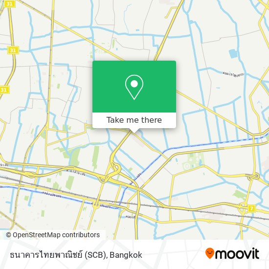 ธนาคารไทยพาณิชย์ (SCB) map