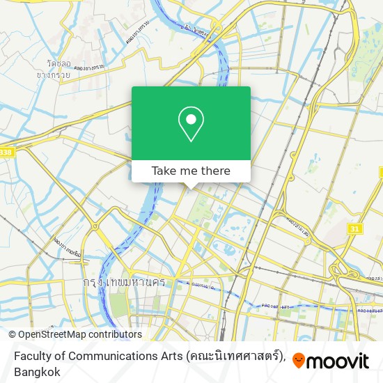 Faculty of Communications Arts (คณะนิเทศศาสตร์) map