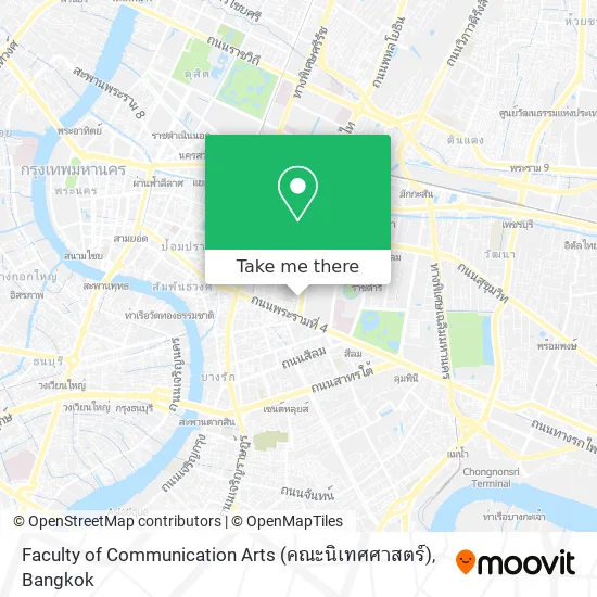 Faculty of Communication Arts (คณะนิเทศศาสตร์) map