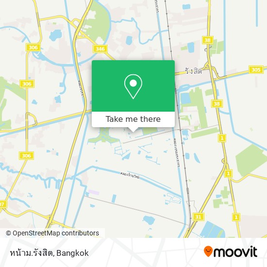 หน้าม.รังสิต map