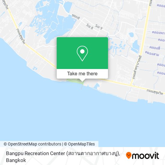 Bangpu Recreation Center (สถานตากอากาศบางปู) map