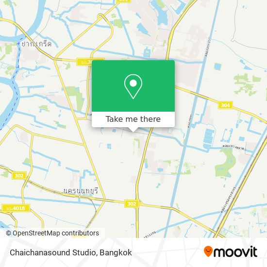 Chaichanasound Studio map
