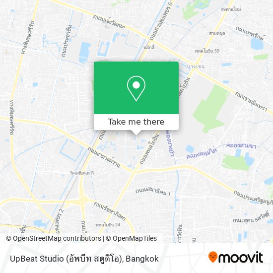 UpBeat Studio (อัพบีท สตูดิโอ) map