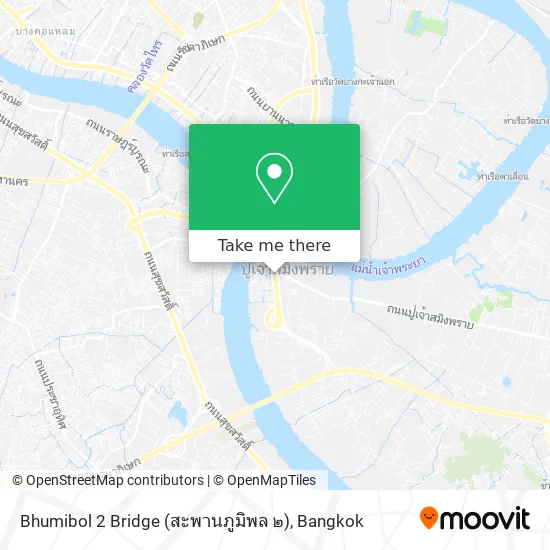 Bhumibol 2 Bridge (สะพานภูมิพล ๒) map