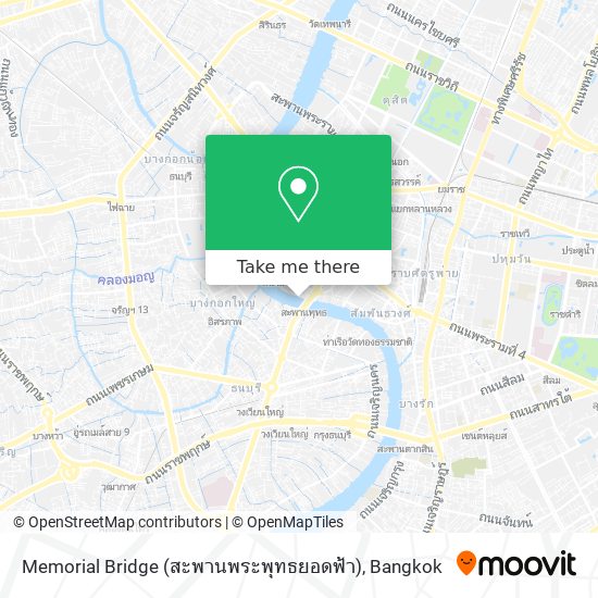 Memorial Bridge (สะพานพระพุทธยอดฟ้า) map