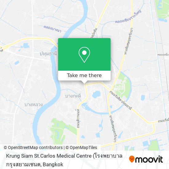 Krung Siam St.Carlos Medical Centre map