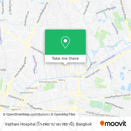 Vejthani Hospital (โรงพยาบาลเวชธานี) map