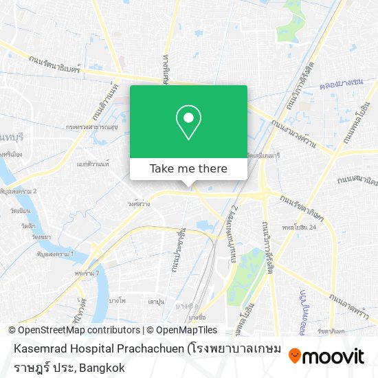 Kasemrad Hospital Prachachuen map